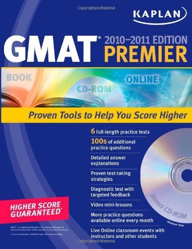 Kaplan GMAT 2010-2011 Premier with CD-ROM