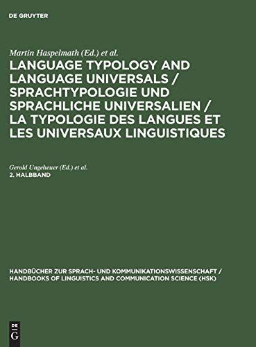 Language Typology and Language Universals