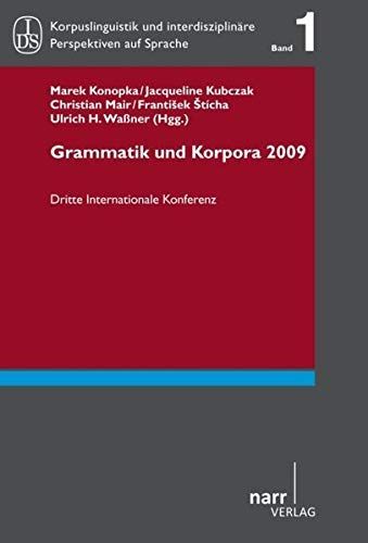 Grammar & Corpora 2009