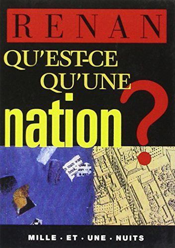 Qu'est-ce qu'une nation?