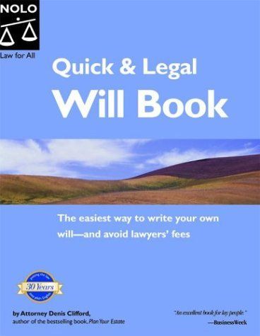 Quick & Legal Will Book