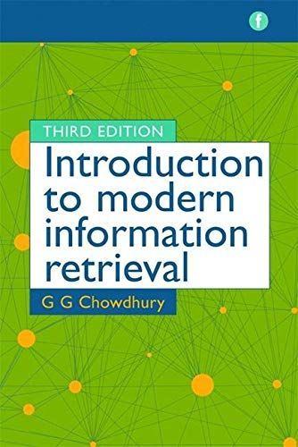 Introduction to Modern Information Retrieval