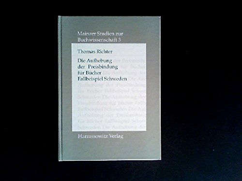 Die Aufhebung der Preisbindung für Bücher