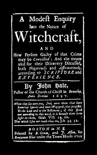 Modest Enquiry Into the Nature of Witchcraft