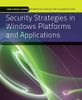 Security Strategies in Windows Platforms and Applications