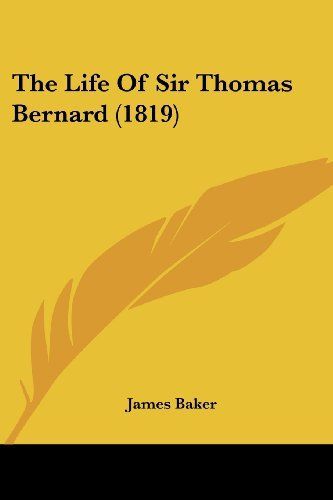 The Life of Sir Thomas Bernard (1819)