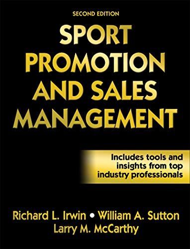 Sport Promotion and Sales Management