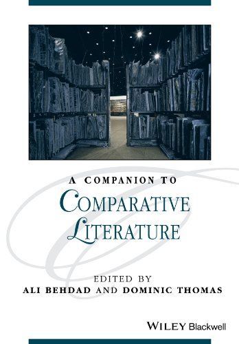 A Companion to Comparative Literature