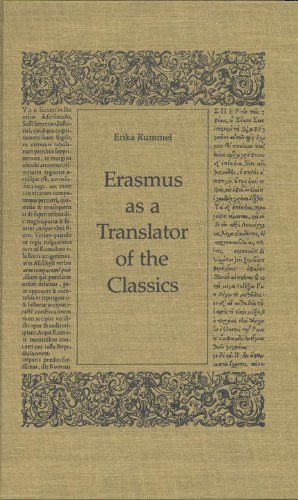 Erasmus as a Translator of the Classics