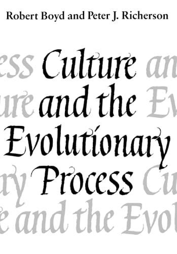 Culture and the Evolutionary Process