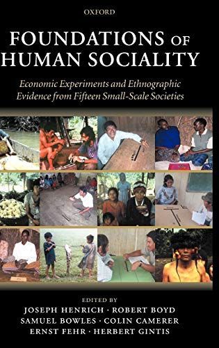 Foundations of Human Sociality