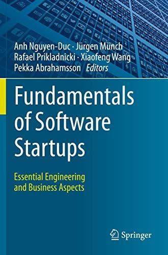 Fundamentals of Software Startups