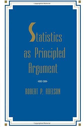 Statistics as Principled Argument