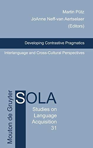 Developing Contrastive Pragmatics