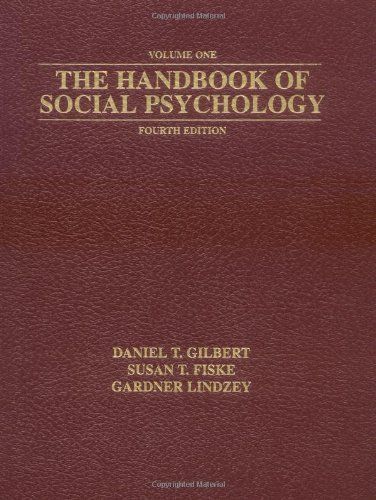 The Handbook of Social Psychology