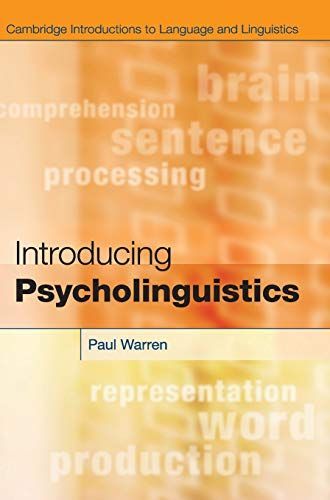 Introducing Psycholinguistics