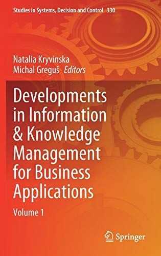 Developments in Information & Knowledge Management for Business Applications
