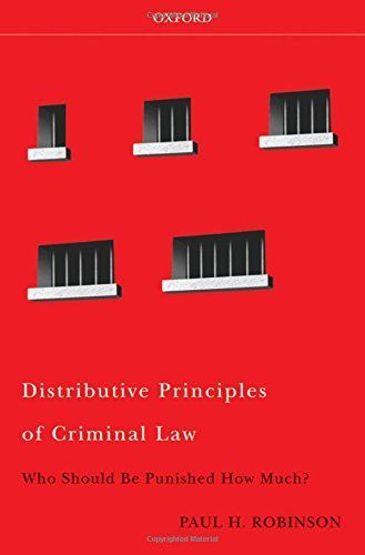 Distributive Principles of Criminal Law