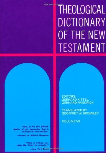 Theological Dictionary of the New Testament