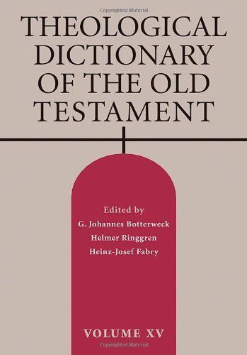 Theological Dictionary of the Old Testament