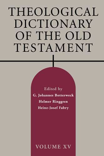 Theological Dictionary of the Old Testament: