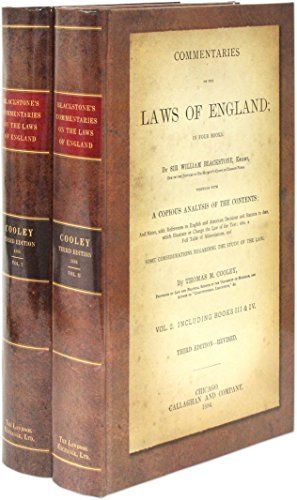 Commentaries on the Laws of England