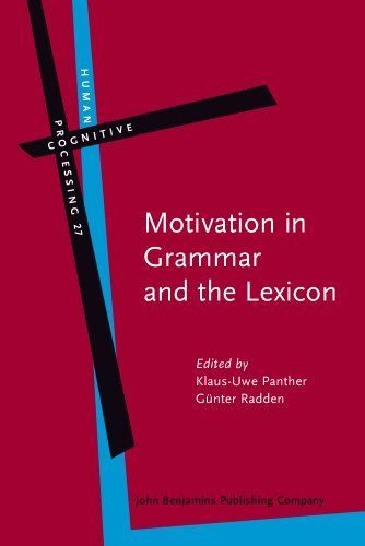 Motivation in Grammar and the Lexicon