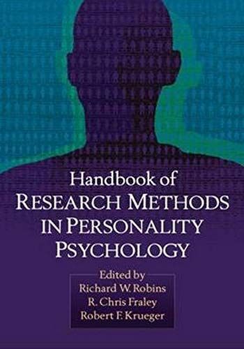 Handbook of Research Methods in Personality Psychology