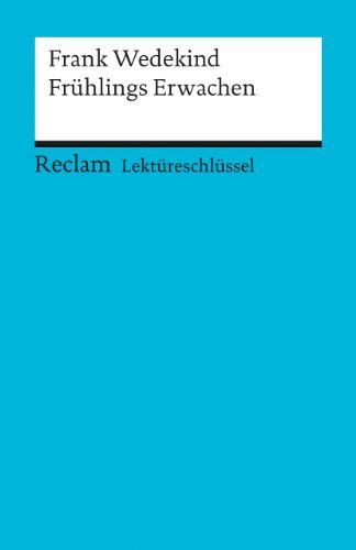Frank Wedekind, Frühlings Erwachen