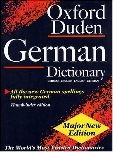 The Oxford-Duden German Dictionary