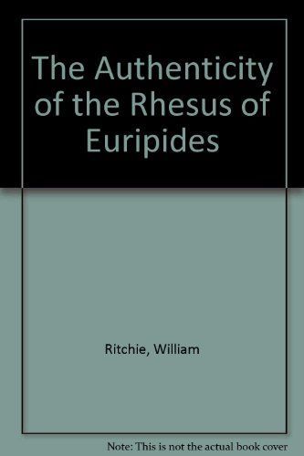 The Authenticity of the Rhesus of Euripides