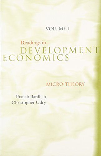 Readings in Development Microeconomics