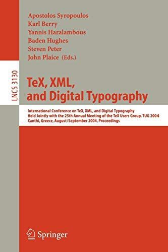 TeX, XML, and Digital Typography