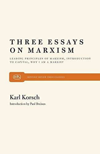 Three Essays on Marxism