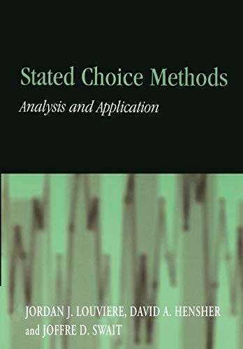 Stated Choice Methods