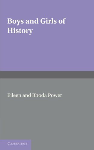 Boys and Girls of History