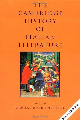 The Cambridge History of Italian Literature