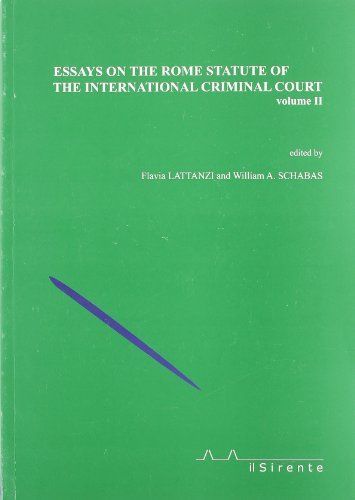 Essays on the Rome Statute of the International Criminal Court