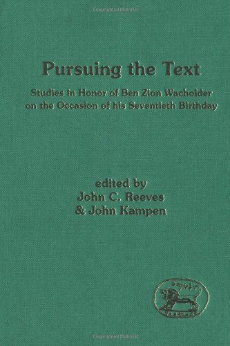 Pursuing the Text