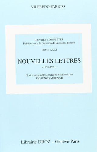 Nouvelles lettres (1870-1923)