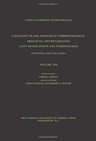 Catalogus Translationum Et Commentariorum
