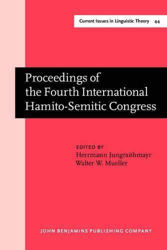 Proceedings of the Fourth International Hamito-Semitic Congress, Marburg, 20-22 September, 1983