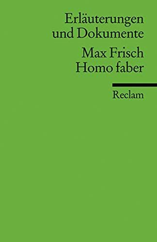 Max Frisch, Homo Faber