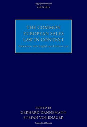 The Common European Sales Law in Context