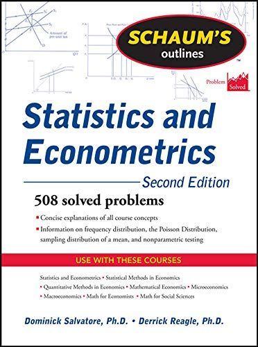 Schaum's Outline of Statistics and Econometrics, Second Edition