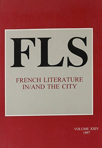 French Literature In/and the City