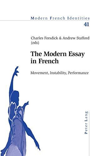 The Modern Essay in French