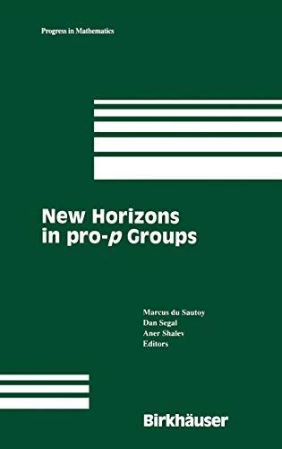 New Horizons in pro-p Groups