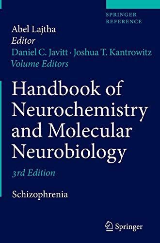 Handbook of Neurochemistry and Molecular Neurobiology