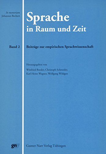 Beiträge zur empirischen Sprachwissenschaft